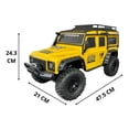 thumbnail image 4 of Camioneta 4x4 Todo Terreno Rm Regalomex Escala 1:10 Control Remoto amarillo, 4 of 7