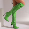 thumbnail image 5 of Women's Pointed Toe Stiletto Over-the-Knee Boots - Stylish High Heel Long Boots for Party, Prom & Carnival | Elegant Evening Footwear, 5 of 8