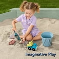 thumbnail image 3 of Best Choice Products Kid's Octagonal Wooden Outdoor Sandbox w/ Benches, 8 Seats, Cover, XL Sandpit, Liner - Sage Green, 3 of 8