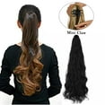 thumbnail image 1 of SAYFUT Women Lady 18" Thick Clip In Pony Tail Hair Extensions Fashion Claw Clip Jaw Long Wavy Ponytail, 1 of 7
