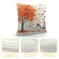 thumbnail image 4 of COMIO Fall Body Pillow Cover Autumn Nature Red Maple Leaves and Bicycle Cushion Case Decorative Soft Farmhouse Long Pillowcase with Zipper Pillow Cases for Bed,Couch, 4 of 5