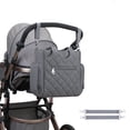 thumbnail image 6 of SPEKSEE 7-Piece Waterproof Diaper Bag Tote Set - Single Shoulder Diaper Bag with Stroller Straps, Bottle Warmer & Changing Pad, 6 of 8