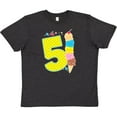 thumbnail image 3 of Inktastic Ice Cream Fifth Birthday Blue Youth T-Shirt, 3 of 5