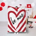 thumbnail image 3 of DefiDgd Valentines Day Throw Blanket,Soft Warm Lightweight Hearts Pattern Throw Blanket for Home Bed Sofa Couch Chair All Seasons Decration,Home Decor(H), 3 of 5