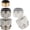 Brushed Nickel, variant on Faucet Adapter Kit, Swivel Aerator Adapter to Connect Garden Hose - Multi-Thread Kitchen Sink Faucet to Garden Hose Adapter 3/4 Inch - Chrome Finished