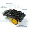 thumbnail image 4 of Smart Car DIY Electronic Kit 51 MCU Ultrasonic Obstacle Avoidance Car Automatic Ranging Robot Programming DIY Kit,1 x DIY electronic kit,Yellow&Black, 4 of 7