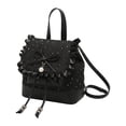 thumbnail image 3 of Mini mochila con cremallera suave, ligera e informal, ideal para , viajes y desplazamientos diarios. Negro, 3 of 9