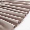 thumbnail image 5 of UniVerse Wrap Around Bed Skirt Three Fabric Sides Elastic Dust Ruffled 18 Inch Tailored Drop,Easy to Install Fade Resistant-Taupe, Twin/Full, 5 of 12