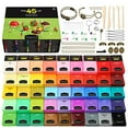 thumbnail image 1 of Magicfly Polymer Clay Starter Kit, 45 Colors Oven Bake Clay With 5 Modeling Tools And 40 Jewelry Accessories, Safe And Nontoxic Diy Baking Clay Blocks, 1 of 1