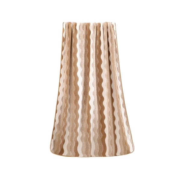 Toallas de Cara para Lavar la Cara, Rayas Coral Fleece Toalla 75x35cm para Bañar Y Secar el Pelo, Suaves Absorbentes Toallas de Cara para las Mujeres