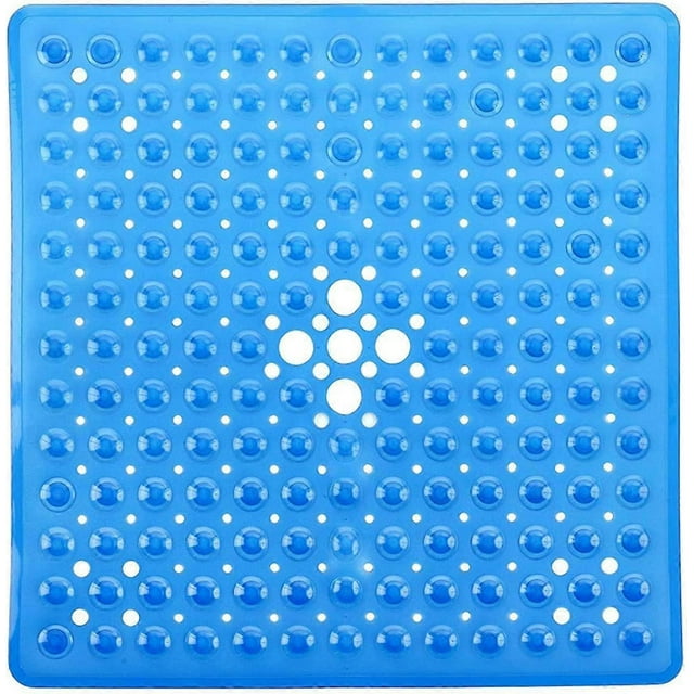 KAIYANG Alfombrilla para ducha, alfombrillas antideslizantes y cómodas para bañera con drenaje, alfombrillas de baño de PVC