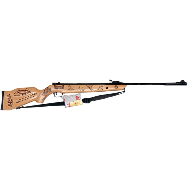 Rifle Apache Mendoza Resorte 5.5 MM Funda Piel Tiro Blanco Deportivo RM-LTD-001