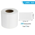 thumbnail image 2 of Uxcell Rectangular Color Coding Labels Rectangle Colored Labels Sticker Moving Stickers Label Tags White, 2 of 7