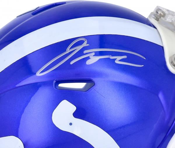 Jonathan Taylor Indianapolis Colts Autographed Riddell Flash Alternate Speed Mini Helmet - Fanatics Authentic Certified
