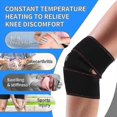 thumbnail image 4 of Heated Knee Brace Heating Pad For Arthritis Pain Relief, 3 Adjustable Temperature Thermal Therapy Heated Knee Pad Knee Protector, 4 of 5