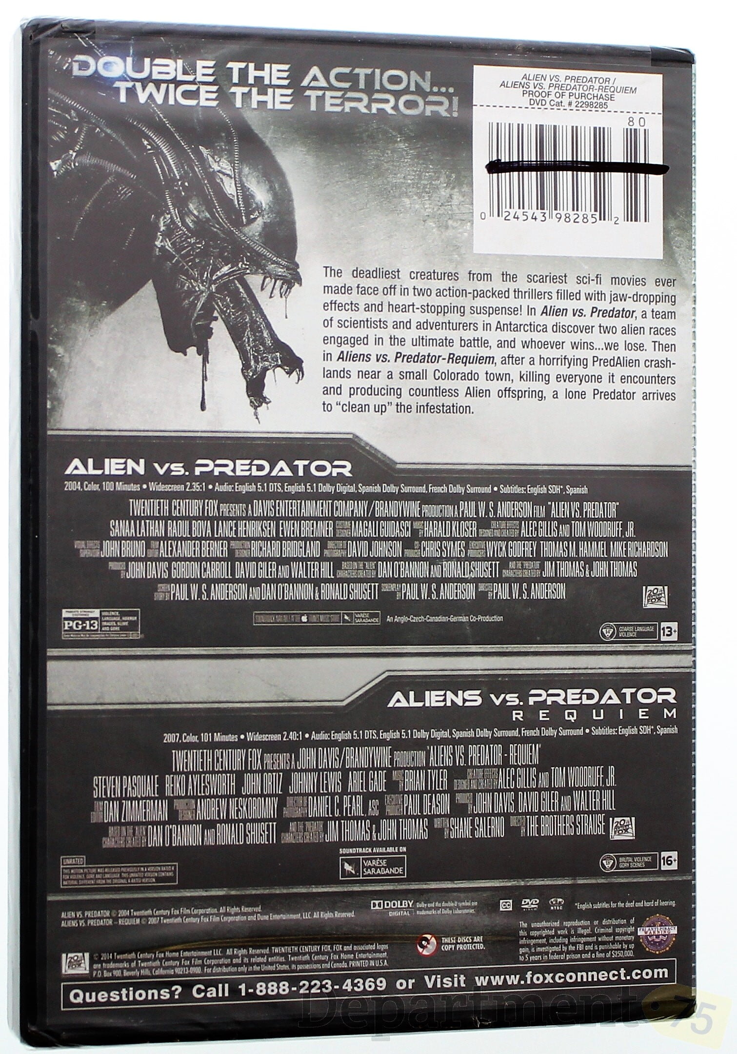 AVP: Alien vs. Predator (Widescreen Edition) - DVD - GOOD