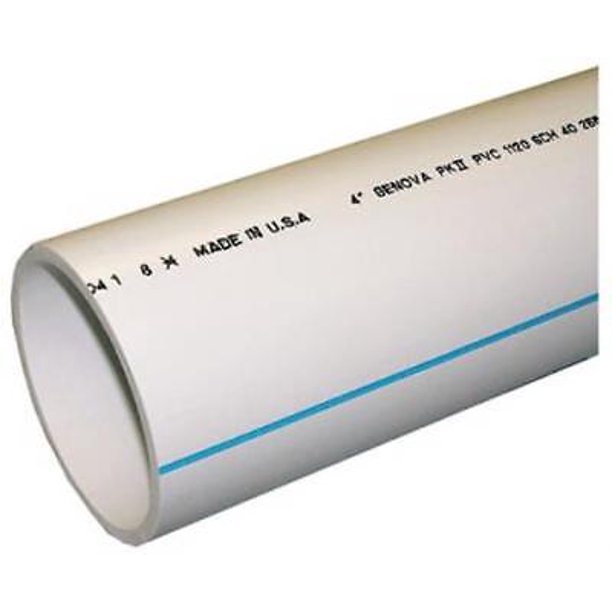 4" X 24" Schedule 40 Pvc Cell Core Dwv Pipe Only One