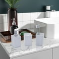 thumbnail image 4 of Iumwxz 4 Piece Bathroom Accessory Set with Soap Dispenser Pump toothbrush Tumbler and Soap Dish Christmas Decorations Outdoor Christmas Gifts Up to 50% Off, 4 of 5