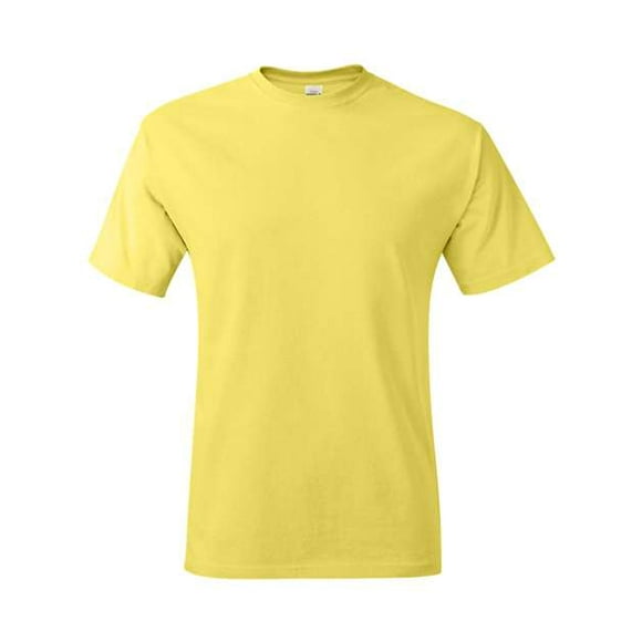 Hanes 6 oz. Camiseta sin etiquetas 5250T amarilla XXXXX-Large hanes 5250