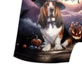 thumbnail image 5 of Spooky Halloween Night Witch Basset Hound Glowing Pumpkins All Over Print Boxer Briefs Underwear for Men Dad Bassets Dog Breed Lovers Gifts Idea - 12015, 5 of 6