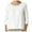 White-09, variant on Mittory Women's Linen Summer Casual 3/4 Sleeve Blouse Loose Fit Crew Neck Tops