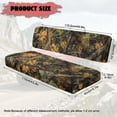 thumbnail image 7 of FKELYI Anti-Dust Mule Bench Seat Cover Backrest Cover UTV ATV Accessories Retro Hunting Leaf Print Waterproof Powersports Seats Covers UTV Interior Decor, 7 of 7