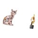 thumbnail image 5 of Escultura Abstracta De Gato, Figura Decorativa De Resina, Adorno Para Chimenea, Hogar, Oficina, Mesa De Centro. Arte Animal, Artesanía, Recuerdo Decorativo., 5 of 8