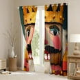 thumbnail image 3 of Manfei Ancuient Nutcracker Black Out Curtains,Merry Christmas Curtains Pack of 2 (42x63 Each),Hapy New Year Bedroom Curtains For Girls,Super Cozy Room Decor, 3 of 6