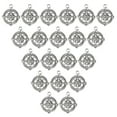thumbnail image 3 of Compass Pendant,20Pcs Compass Pendant Nautical Bracelet Pendant DIY Materials Maximized Efficiency, 3 of 14