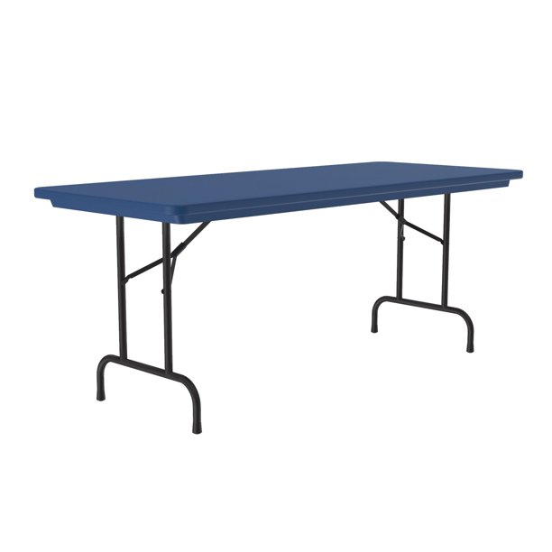 Plastic Rectangular Folding Table, Weight Capacity (lbs.) 250 lb
