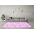 thumbnail image 3 of Ahgly Company Indoor Rectangle Solid Pink Modern Area Rugs, 7' x 9', 3 of 4