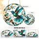 thumbnail image 3 of 8 X 8inch Blue Peakbird For Window Hanging Windows Indoor Outdoor For Home Garden Ornaments Sea Beach Decor Gift For Family, 3 of 9
