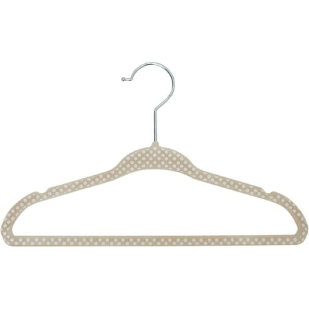hangers velvet baby polka dot printed bundle value pack walmart