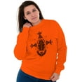 thumbnail image 3 of Scarab Ankh Ancient Egyptian Symbols Unisex Plus Fleece Graphic Sweatshirt Brisco Brands 2X, 3 of 5