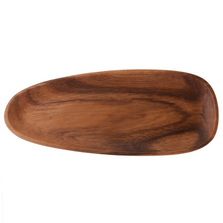 

Japanese Style Sushi Plate Irregular Wooden Dish Snack Tray Food Serving Dish
