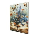 thumbnail image 3 of 12x16 inch Canvas Frameless Picture Book,Flower & Butterfly,Home Room Study Accessory Poster,Farmhouse Yard Garden,Living Room,Bedroom Wall Decor Prints,Cafes,Florists Decor Modern Paintings, 3 of 6
