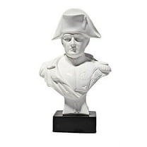 danila-souvenirs French Emperor Napoleon Bonaparte Marble Bust Statue Sculpture 5.2'' White (13 cm)
