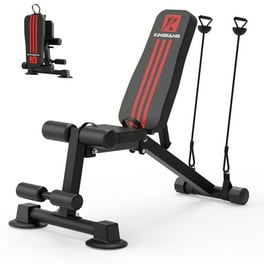 Zenova Adjustable Incline Decline Exercise Workout Bench Red Walmart