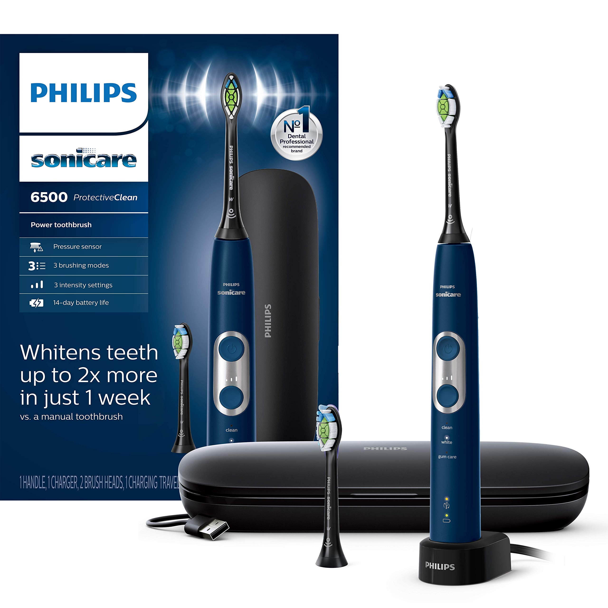 Philips Sonicare ProtectiveClean 6500 Rechargeable Electric Power