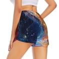thumbnail image 3 of Goofa Galactic Dog Swirls Art Printed Women 2 in 1 Running Shorts,Quick Dry Athletic Workout Shorts,High Waisted Athletic Shorts with Liner Pockets-XX-Large, 3 of 9