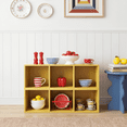thumbnail image 3 of Mifurn 3-Tier Bookshelf Open Shelf Bookcase, Yellow, 3 of 12