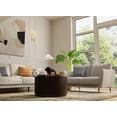 thumbnail image 2 of Krissa 30" Round Mango Wood Coffee Table - Chestnut, 2 of 4