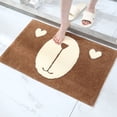 thumbnail image 4 of Monstrate La alfombra de baño fácil de limpiar mantiene el baño fresco e higiénico Alfombra de baño suave y cómoda Juegos de accesorios de baño Sr. Oso-Grey, 4 of 6