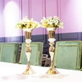 thumbnail image 4 of 22in Tall Wedding Centerpieces Flower Vases, Set of 2 Acrylic Crystal Flower Stands Wedding Road-Leading Vases, Metal Centerpiece Vases for Table Dcor Home Engagement, 4 of 7