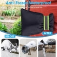 thumbnail image 2 of Outdoor Faucet Covers for Winter Freeze Protection, 6" x 8.3" Waterproof Insulated Spigot & Hose Bib Covers with Reflective Strips, 2 of 8