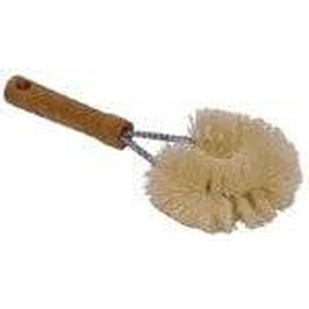 Scrub Vegetable Brush - Tampico Vegetable Scrub Brush Wood Handle