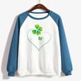thumbnail image 4 of FAIWAD Womens St Patricks Day Tunic Tops Long Sleeve Round Neck Tunic Tops Plus Size Pullover Tops, 4 of 4