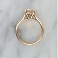 thumbnail image 2 of 2.00 Ct Round Cut White Moissanite Women Engagement Ring 14K Rose Gold Plated, 2 of 4
