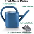 thumbnail image 2 of TAIWO Watering Can 3L Green Plastic with Detachable Sprinkler Head, 2 of 5