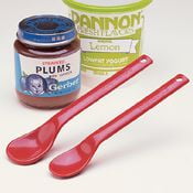 - Large Maroon Spoon Feeding Therapy Spoons, 2-Pack